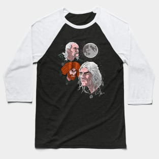 Three Witcher Moon Baseball T-Shirt